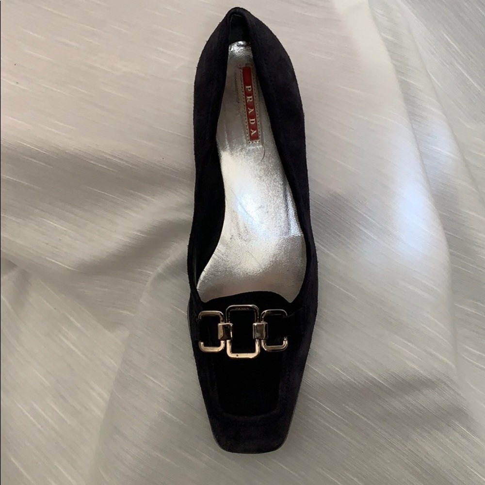 Prada Suede Kitten Heel